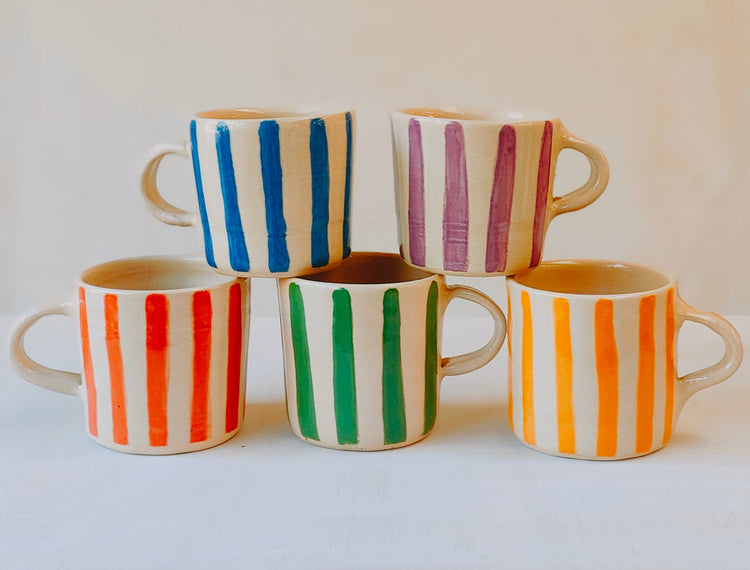 Striped Mugs