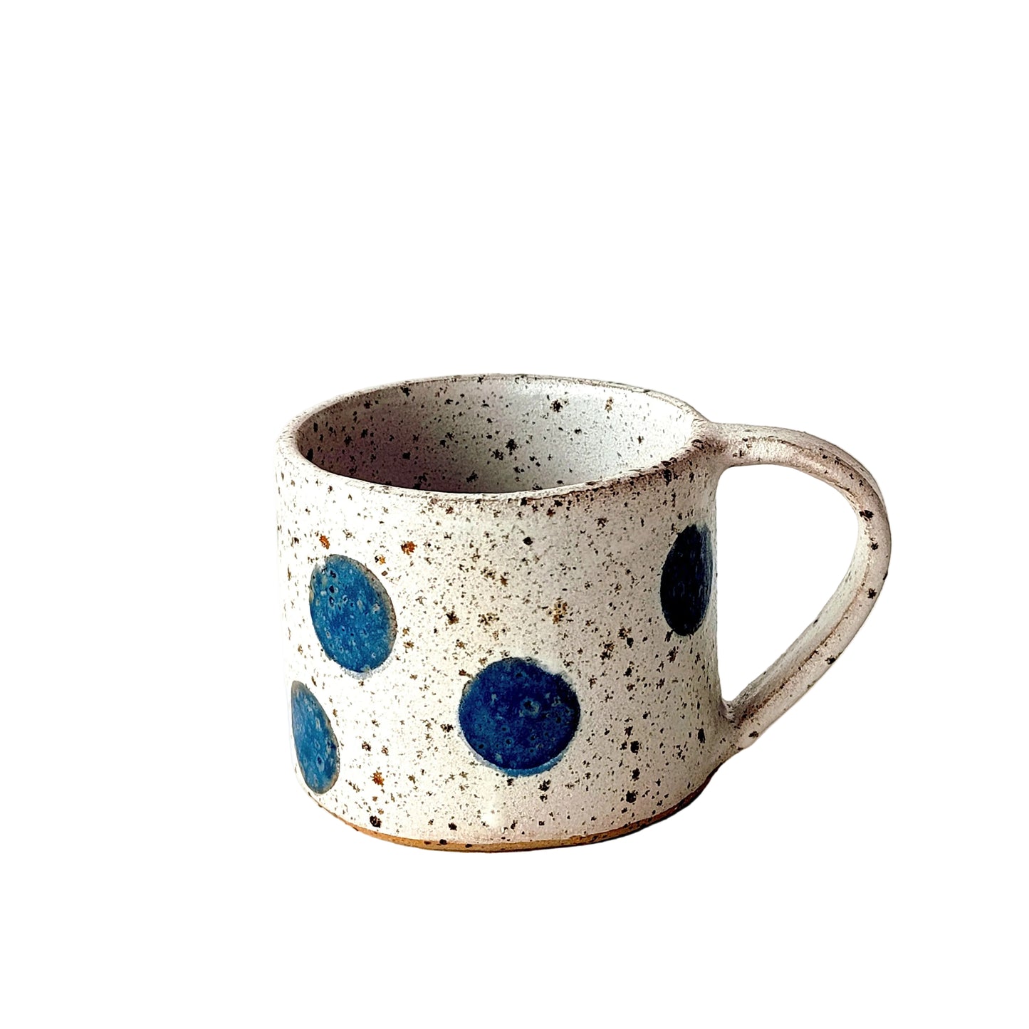 Speckled White With Blue Dots (i)
