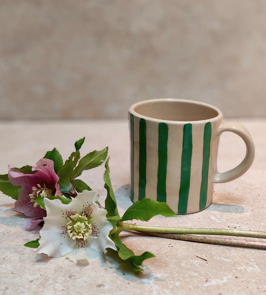 Mint Striped Mug