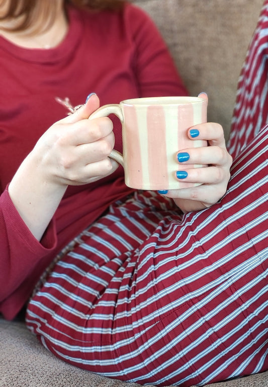Blush Striped Mug