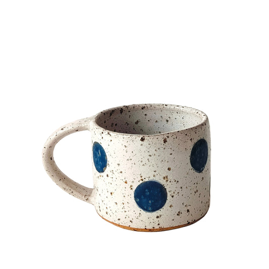 Speckled White With Blue Dots (ii)