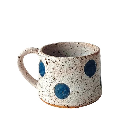 Speckled White With Blue Dots (iv)