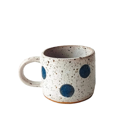 Speckled White With Blue Dots (iii)