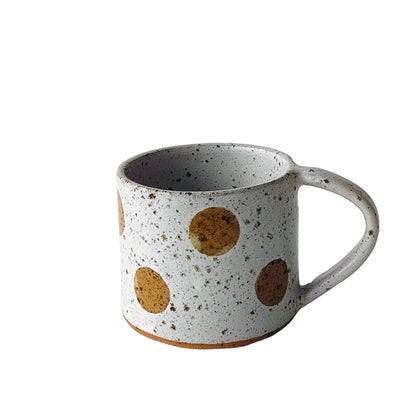Speckled White With Mustard Dots (ii)