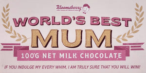 World's Best Mum Bloomsberry Chocolate