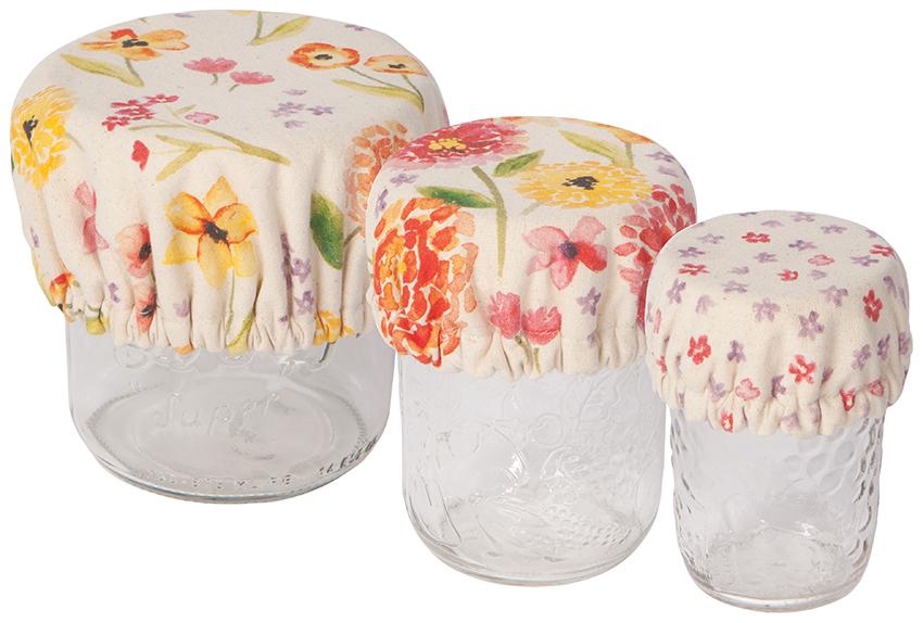Mini Bowl Covers: Cottage Flowers