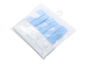 Supersoft Baby Facecloths - 12 Pack (Blue)