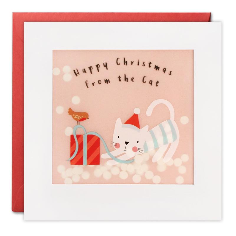 Happy Christmas from The Cat Card