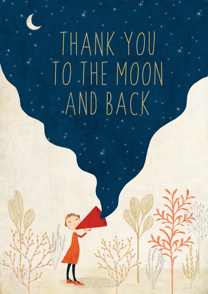 Thank You To The Moon And Back