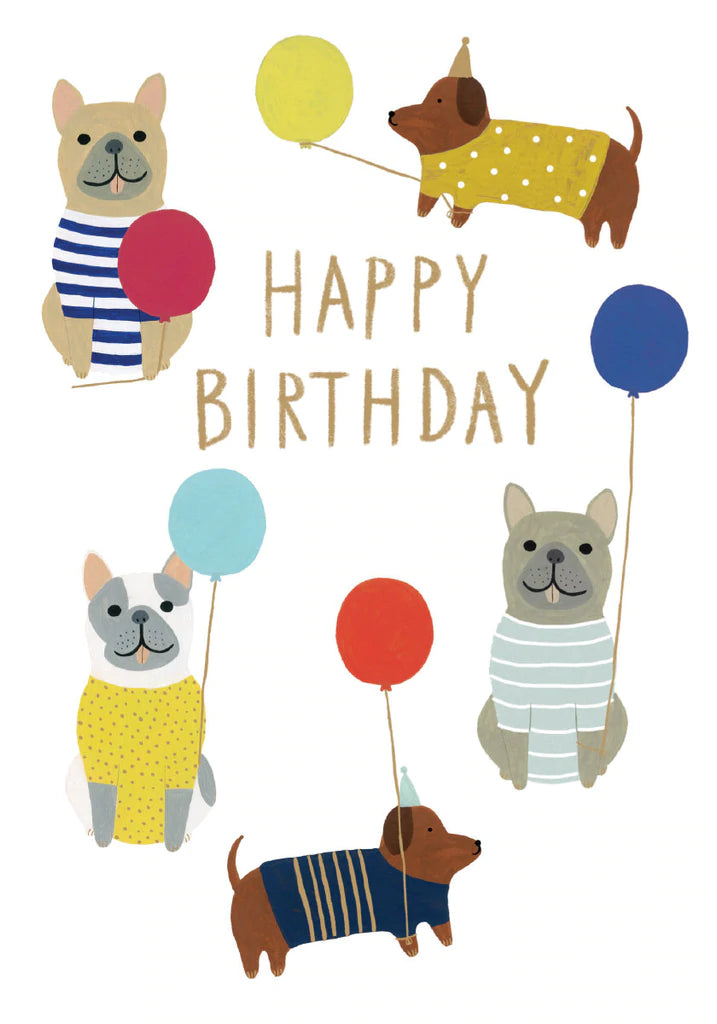 Happy Birthday (Five Dogs)
