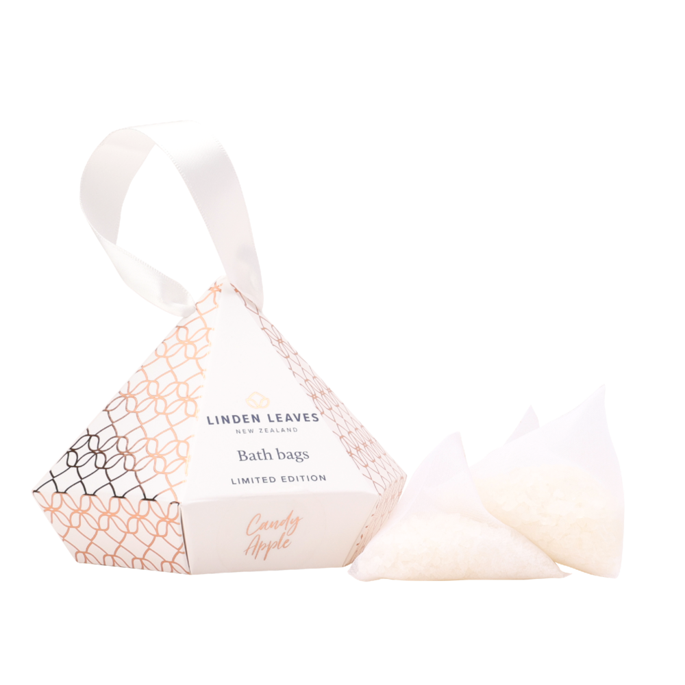 Linden Leaves Candy Apple Bath Bags Giftset