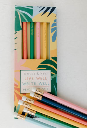 Live Well Write Well Pencils