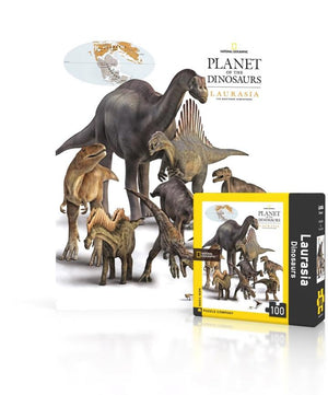 National Geographic Laurasia Dinosaurs Puzzle (100 Pieces)