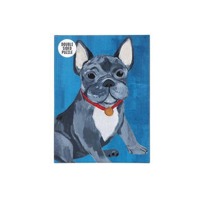 French Bull Dog Double-Sided Puzzle