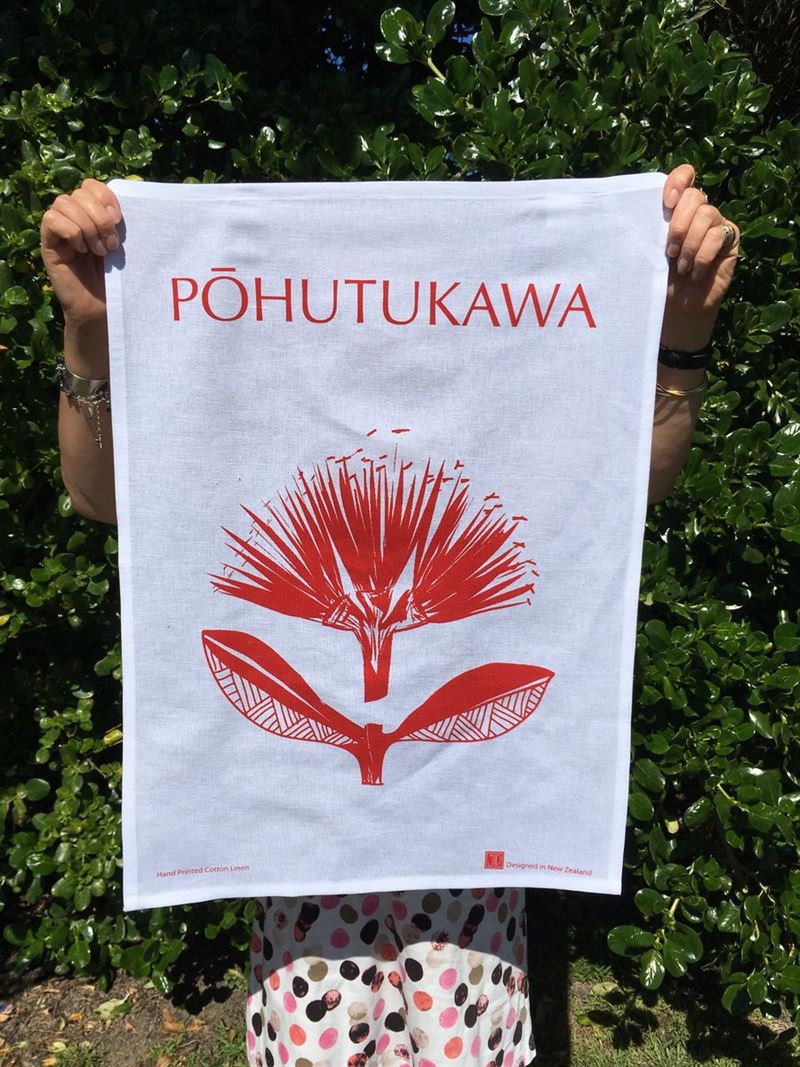 Pacific Pohutukawa Towel