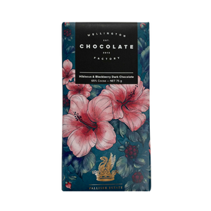 Hibiscus & Blackberry Palliser Dark Chocolate Bar