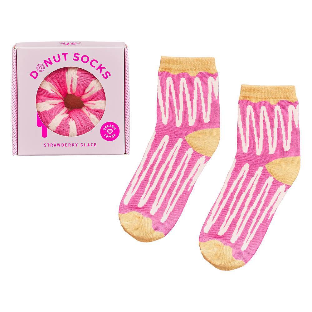 Strawberry Cream Donut Socks