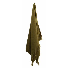 Olive Green Throw Set of 2