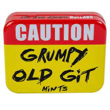 Caution Grumpy Old Git Mints