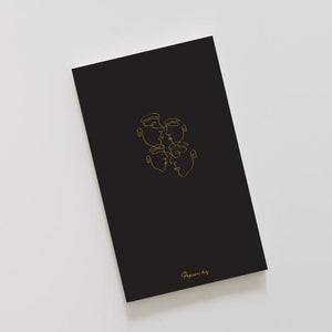 Gold Foil Imperfectly Imperfect Notebook