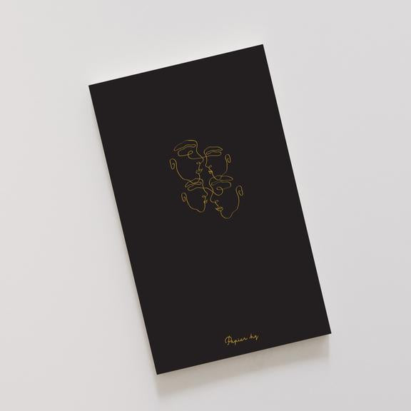 Gold Foil Imperfectly Imperfect Notebook