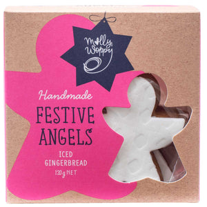 Handmade Festive Gingerbread Angels
