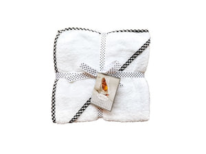 Little Dreams Hooded Baby Towel 2 Pack White