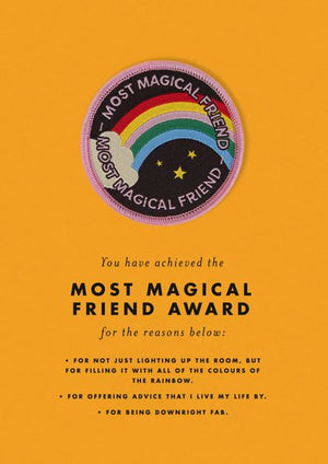 Magical Friend Patch Card