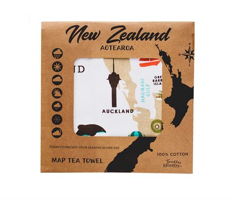 Map of NZ Tea Towel